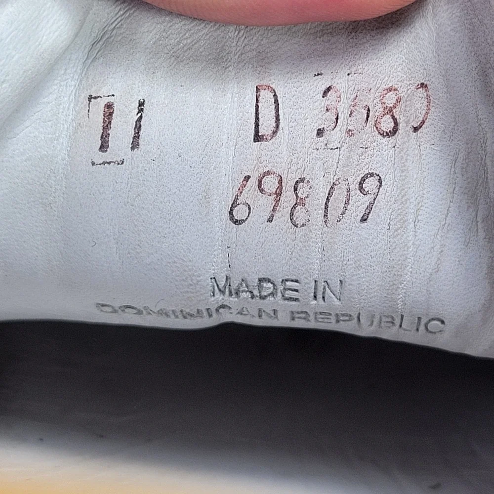 Allen Edmonds Mens 11 D Courtside White Leather Shoes Sneakers Lace Up‎ 3580 - Picture 15 of 16